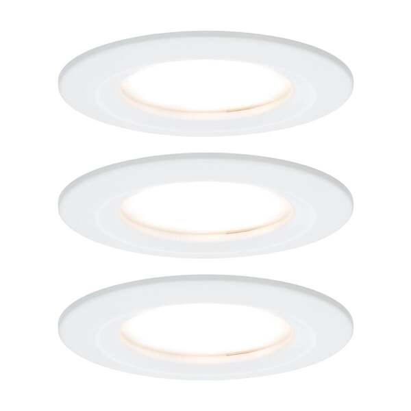  Paulmann Paulmann Foco Empotrable Led Nova Coin 3 Blanco Redondo Atenuable 