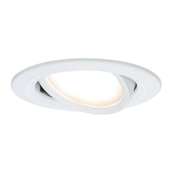 Paulmann Paulmann Foco Nova Coin Redondo Giratorio, Blanco 