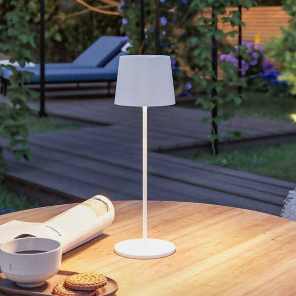  Paulmann Lámpara De Mesa Recargable Led Gilo De Paulmann, Blanca, Plástico, Ip44 