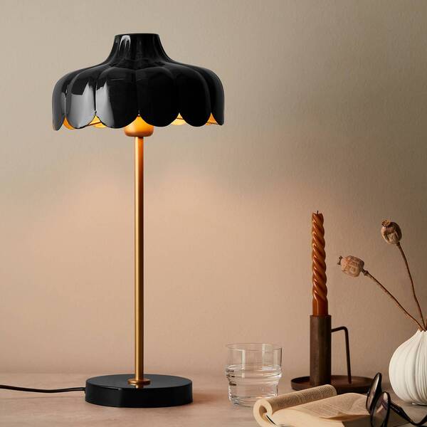  Pr Home Pr Home Lámpara De Mesa Wells Negro/oro 