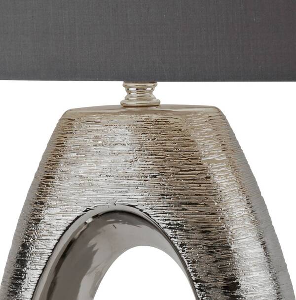  Searchlight Searchlight Lámpara De Mesa Artisan Con Pantalla Textil 