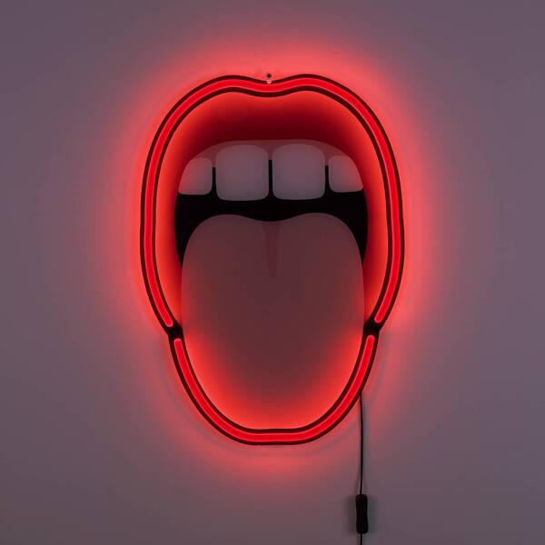  Seletti Seletti Aplique Decorativo Led Tongue, 41x58cm 