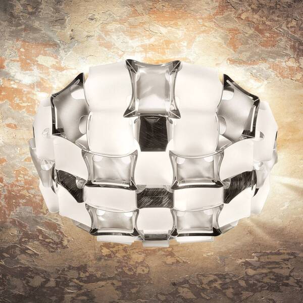  Slamp Plafón Slamp Mida, ø 67 Cm, Platino/blanco 