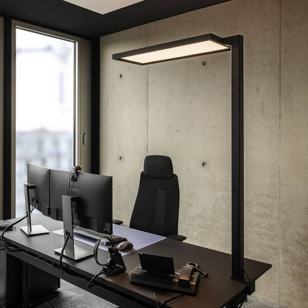  Slv Slv Worklight Lámpara De Pinza Led, Negra 
