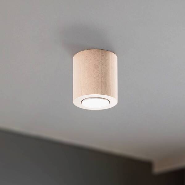  Tk Lighting Tk Lighting Downlight Eve, Haya, Madera, ø 8 Cm, Gu10 