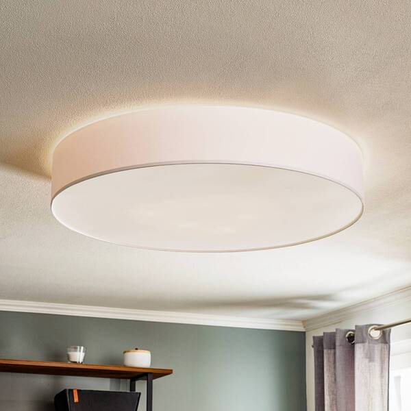  Tk Lighting Tk Lighting Plafón Rondo, Blanco ø 80 Cm 