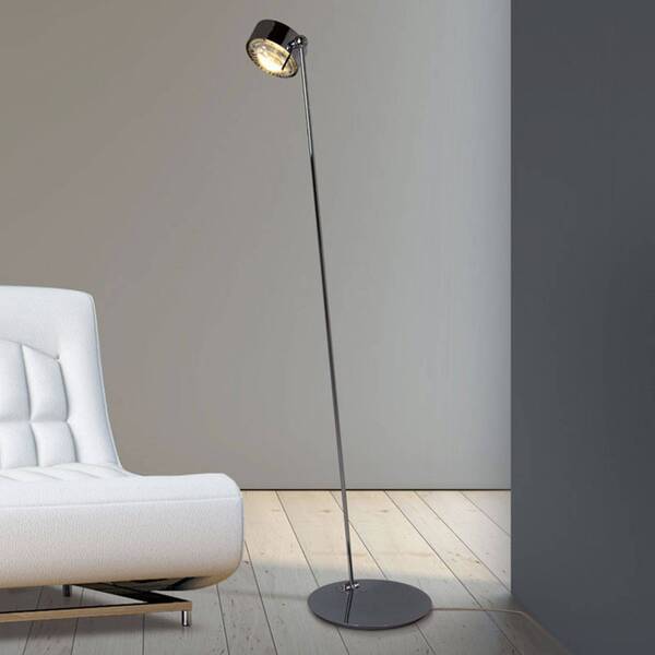  Top Light Top Light Lámpara De Pie Led Puk Maxx Floor Mini, Cromo 