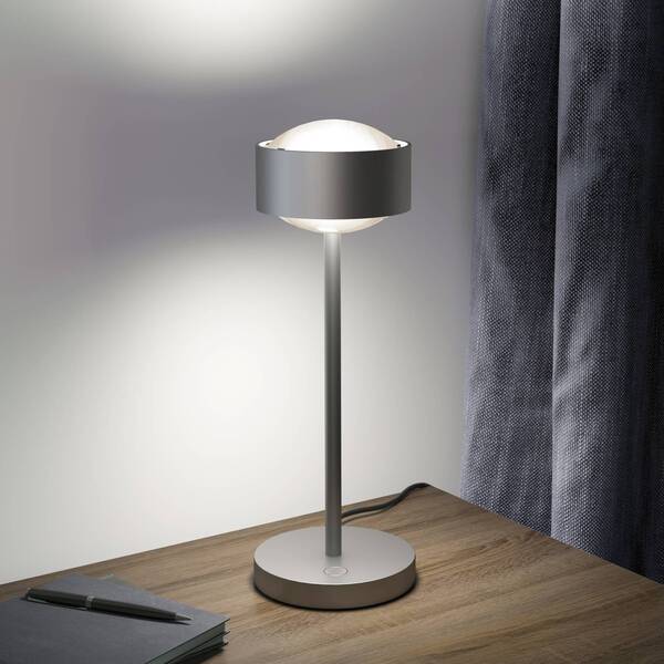  Top Light Top Light Puk! 120 Eye Table Led, Lentes Mate, Cromo Mate 