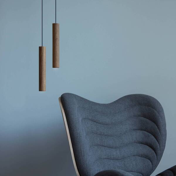  Umage Umage Chimes Tall Colgante Led Roble Oscuro 