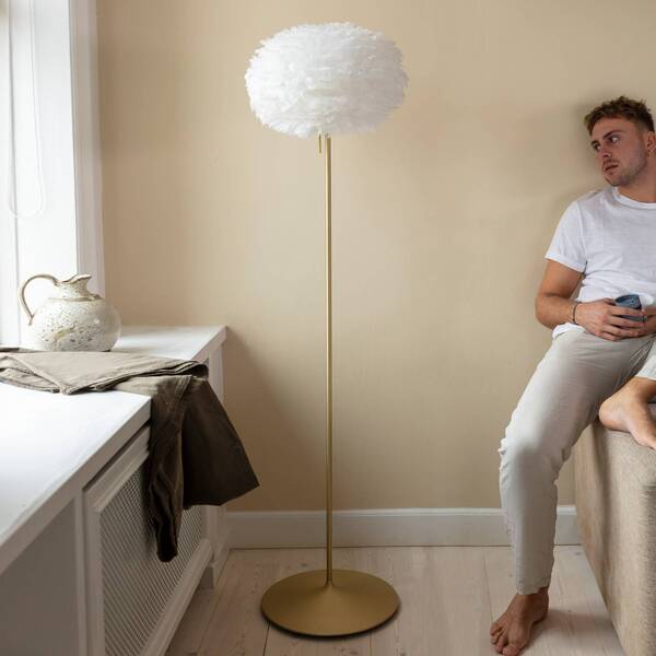  Umage Umage Eos Lámpara De Pie Medium Latón/blanco 