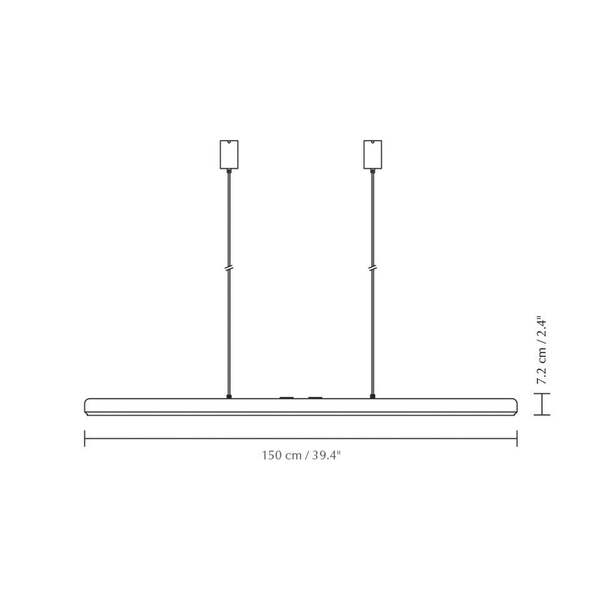  Umage Umage Lámpara Colgante Led Hazel Branch, Blanco/latón, 150 Cm 