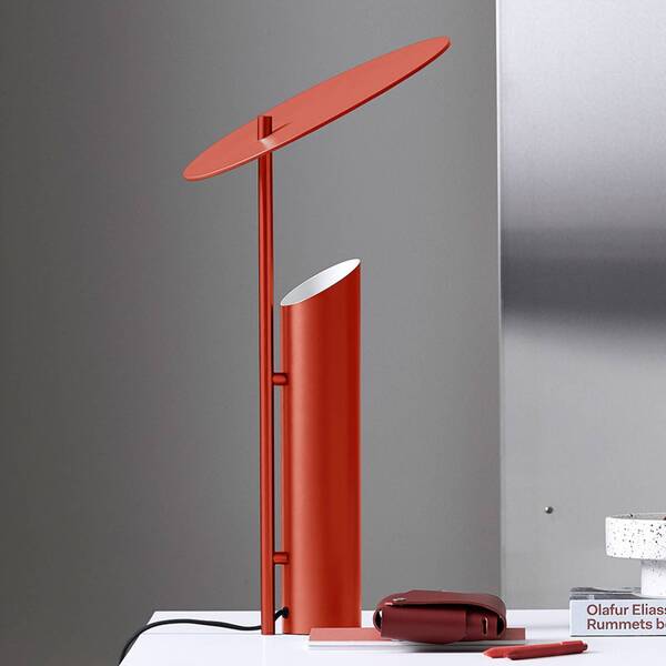  Verpan Verpan Reflect Lámpara De Mesa, Rojo 