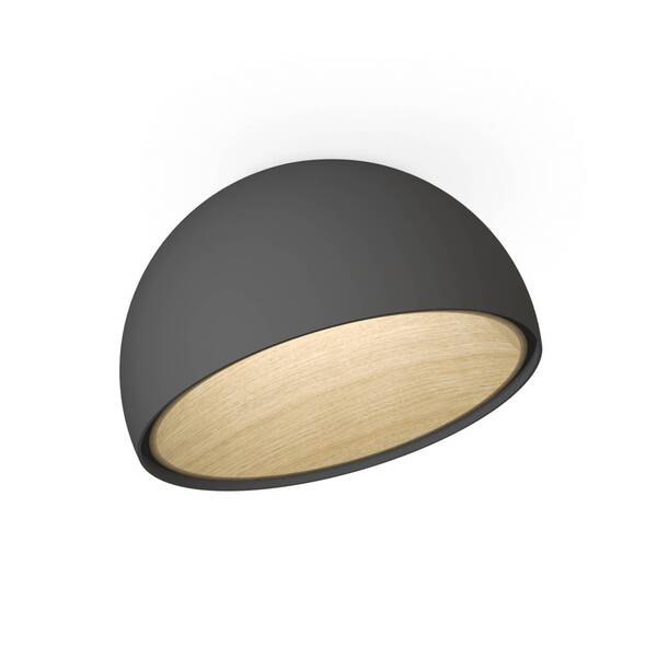  Vibia Vibia Duo 4876 Plafón Led Inclinada Para Techo, Grafito 