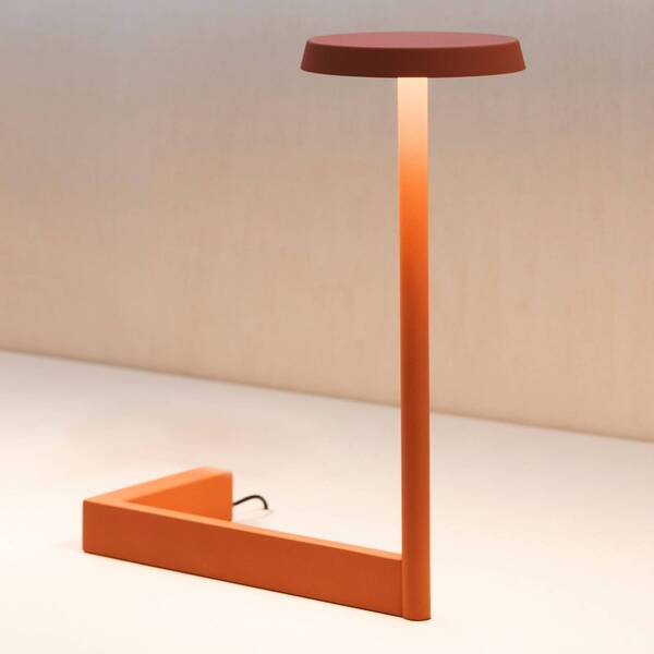  Vibia Vibia Flat Lámpara Mesa Led Alto 30 Cm Terracotta 