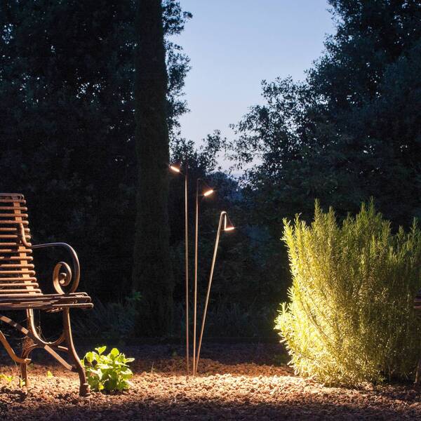  Vibia Vibia Lámpara De Pie Led Exterior Brisa, 1 Luz, Marrón 