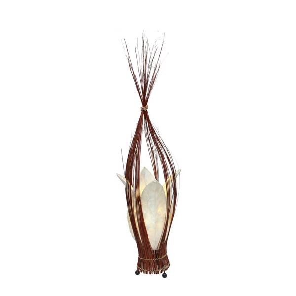  Woru Woru Lámpara De Mesa Marit Con Diseño Floral 