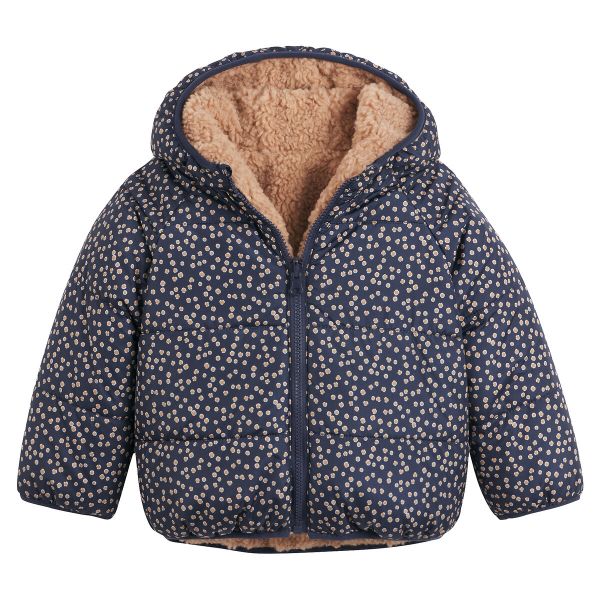  La Redoute Collections La Redoute Collections Chaqueta Acolchada Cálida Con Capucha Reversible. Talla 74 Cm (12 Meses). Color 