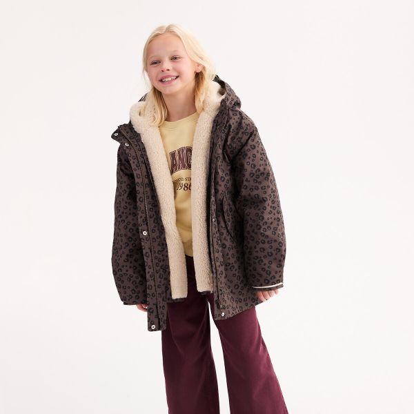  La Redoute Collections La Redoute Collections Parka 2 En 1 Con Capucha, Estampado Animal Print. Talla 156 Cm (14 Años). Color 