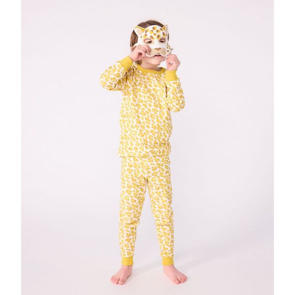  Petit Bateau Petit Bateau Pijama Disfraz Infantil De Algodón Estampado De Leopardo. Talla 138 Cm (10 Años). Color 
