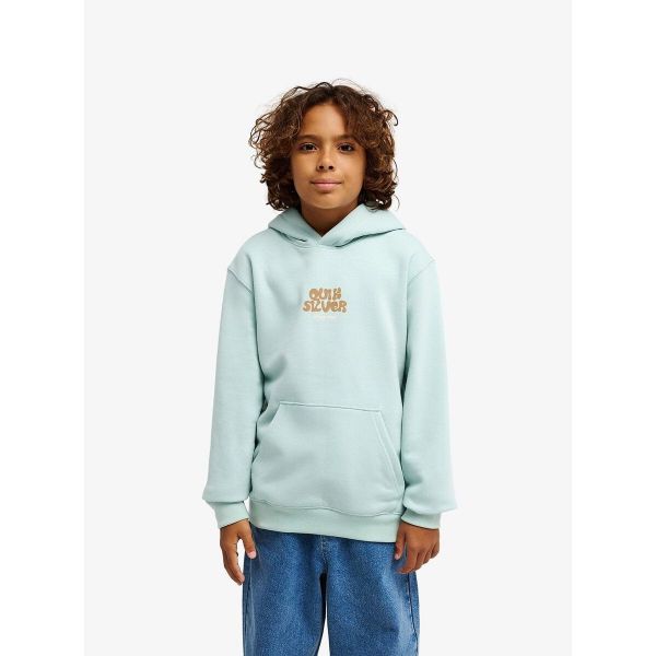  Quiksilver Quiksilver Sudadera Con Capucha, Con Estampado En La Parte Delantera Y Trasera, De Felpa. Talla 138 Cm (10 Años). Color 