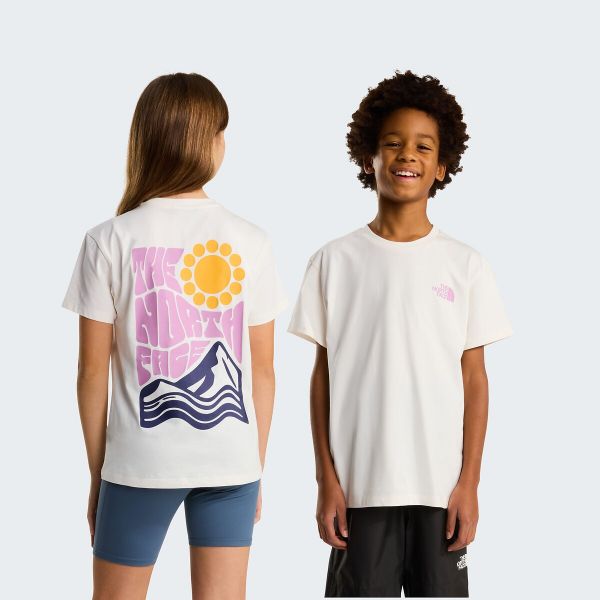  The North Face The North Face Camiseta De Manga Corta Con Estampado En La Espalda. Talla 120/126 Cm (7/8 Años). Color 