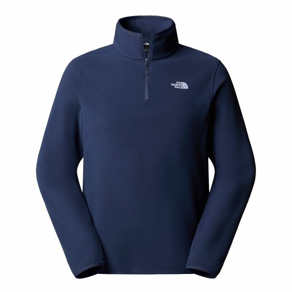  The North Face The North Face Sudadera De Forro Polar Con Media Cremallera Y Cuello Alto Con Logotipo. Talla S. Color 