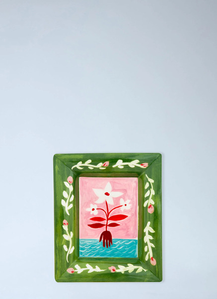 Bitossi Home Bitossi Home Con Amore Fiori Bianchi Tray -  Kitchen Multicolour One Size 