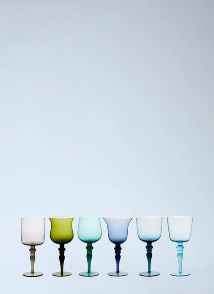  Bitossi Home Bitossi Home Set Of Six Glasses -  Glassware Blue One Size 
