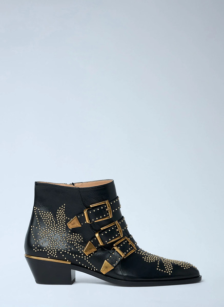  Chloé Chloé Susanna Ankle Boots - Frau Stiefel Black Eu - 38 
