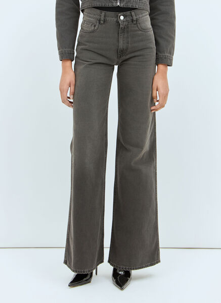  Coperni Coperni Wide Leg Jeans - Frau Jeans Grey M 