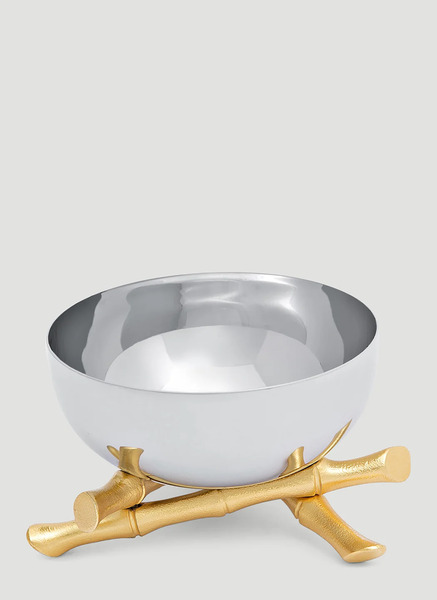  L'objet L'objet Small Bambou Bowl -  Decorative Objects Silver One Size 