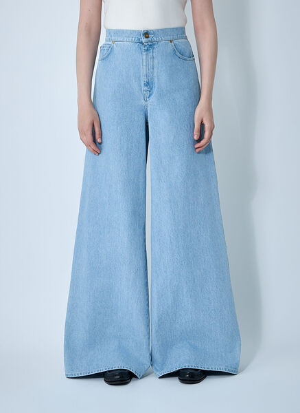 Max Mara Max Mara Denim Jeans - Frau Jeans Light Blue It - 42 
