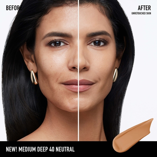  Bareminerals Bareminerals Barepro 24hr Matte Comfort Liquid Foundation Mineral Spf20 30ml (various Shades)   Med. Deep 40 Neutral 