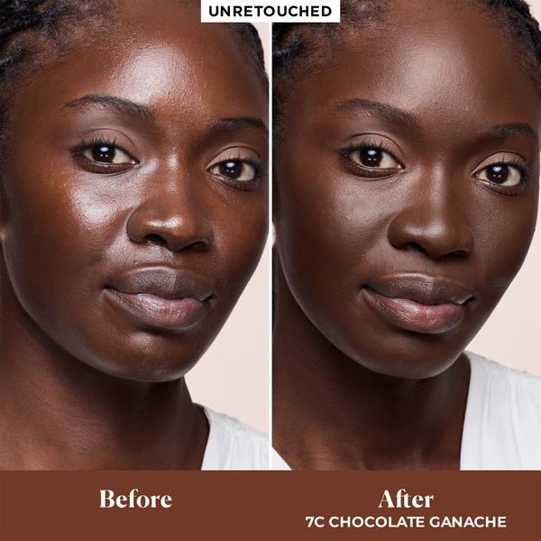  Laura Mercier Laura Mercier   Real Flawless Feathermatte Powder Foundation (various Shades)   7c chocolate Ganache  