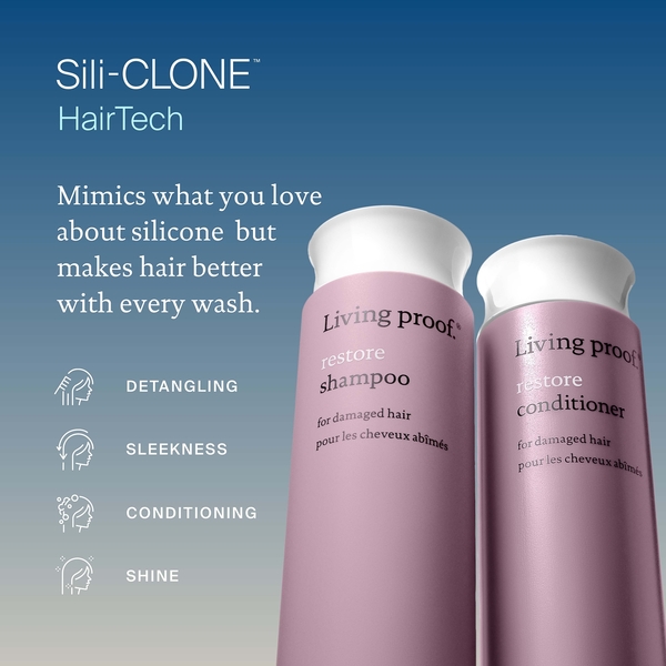  Living Proof Living Proof Restore Shampoo And Conditioner Travel Size Bundle For Damage Repair, Strengthening And Shine 