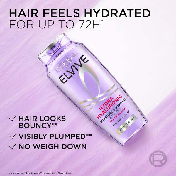  L'oréal Paris L’oréal Paris Elvive Hydra Hyaluronic Moisture Boosting Shampoo With Hyaluronic Acid For Dry & Dehydrated Hair 500ml 