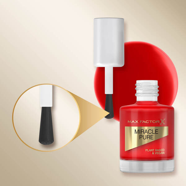  Max Factor Max Factor Miracle Pure Nail Polish Lacquer 12ml (various Shades)   Scarlet Poppy 