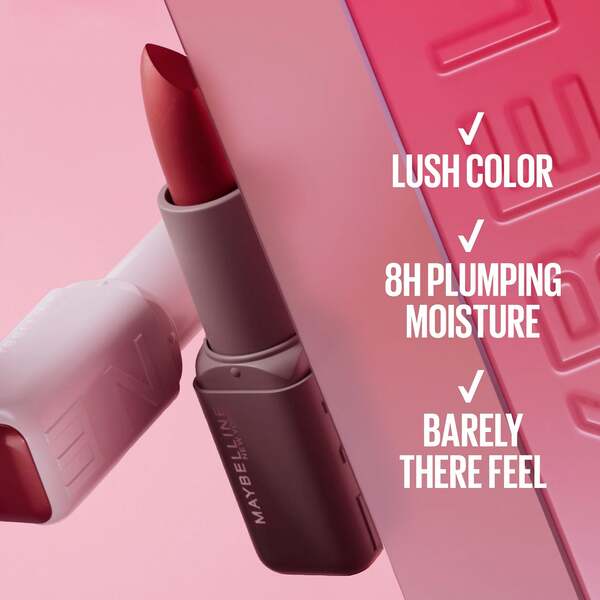  Maybelline Maybelline New York Maybe Its... Serum Bullet Lipstick, 8h Plumping Moisture (various Shades)   Crop Top 001 