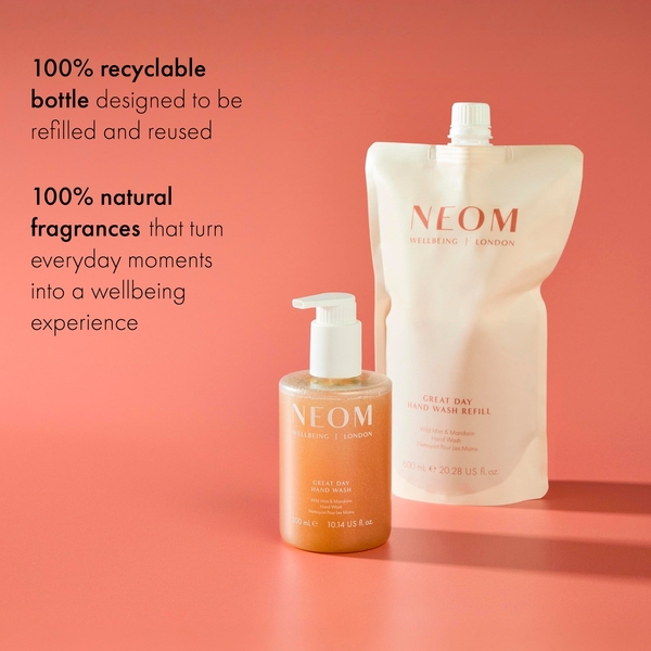  Neom Neom Great Day Hand Wash 600ml Refill 