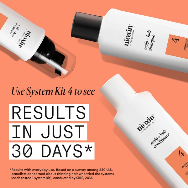  Nioxin Nioxin Scalp And Hair Thickening System 4 Shampoo For Coloured Dry And Damaged Hair With Progressed Thinning 1l 