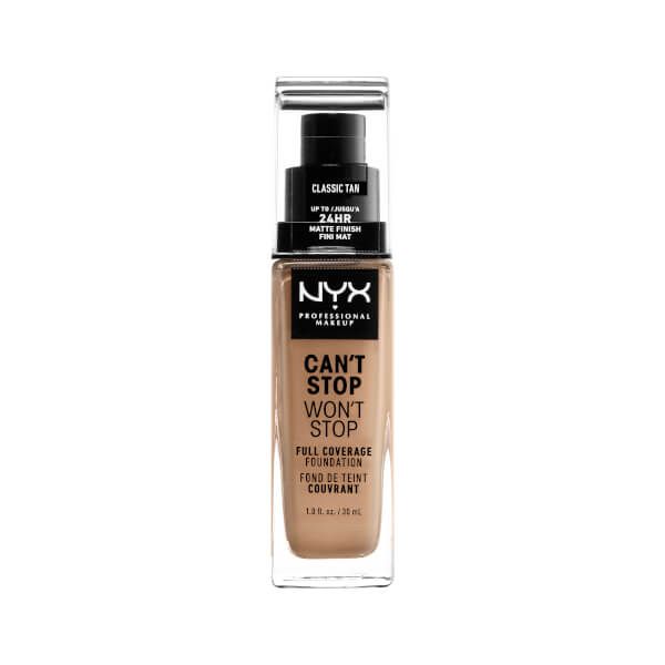  Nyx Professional Makeup Base De Maquillaje Cant Stop Wont Stop 24 Hour De Nyx Professional Makeup (varios Tonos)   Classic Tan 