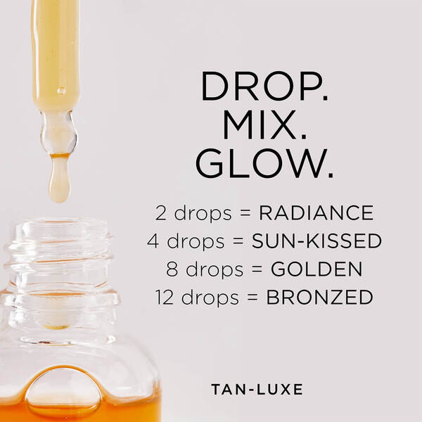  Tan-luxe Tan Luxe The Body Illuminating Self Tan Drops 50ml   Medium/dark 