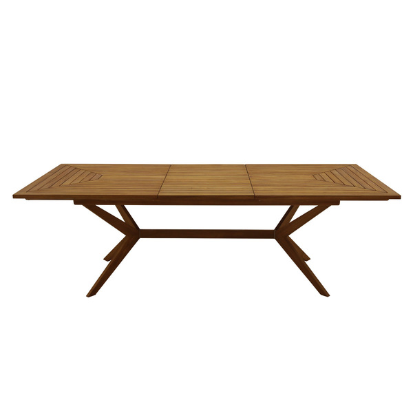  Miliboo Mesa De Jardín Extensible De Madera Maciza 180-240 Cm Santo 