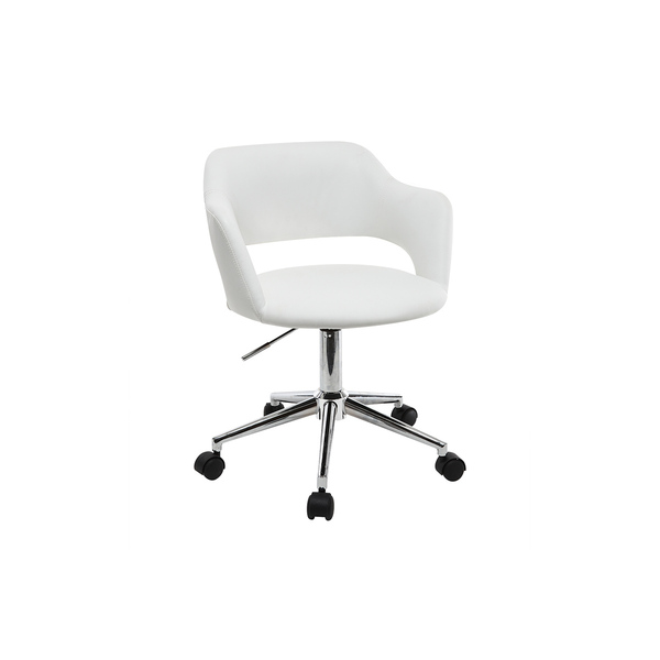  Miliboo Sillón De Escritorio Diseño Blanco Jessy 