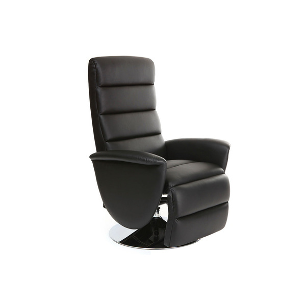  Miliboo Sillón Relax Manual Negro Nelson 