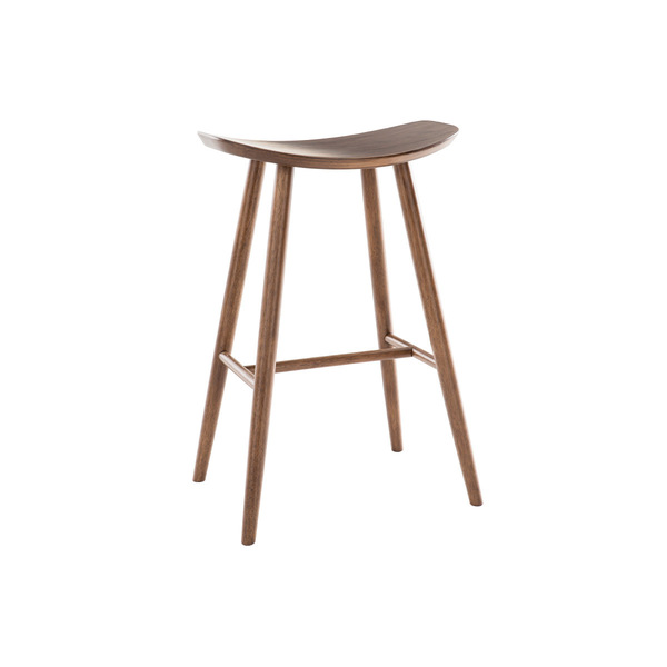  Miliboo Taburete De Bar Diseño Nogal H72 Cm Demory 