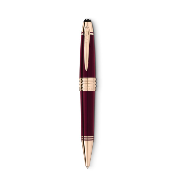  Montblanc - Bolígrafo Great Characters John F. Kennedy Edición Especial Burdeos - Burgundy Red - Resina Preciosa - Mb132126 - Bolígrafos 
