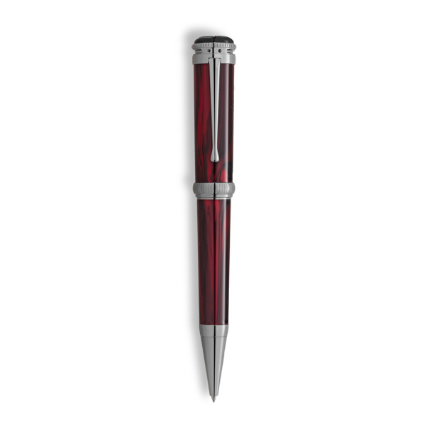  Montblanc - Bolígrafo Writers Edition Homage To Bram Stoker Edición Limitada - Rojo - Resina Preciosa - Mb133420 - Bolígrafos 