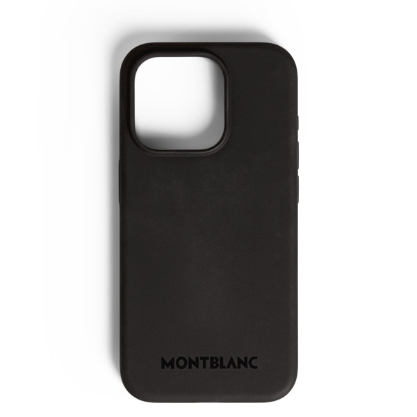  Montblanc - Funda Rígida Para Iphone 16 Pro Con Magsafe De Silicona - Negro - Silicone - Mb198881 - Fundas Para Teléfonos 