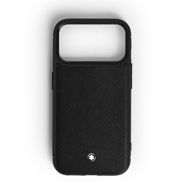  Montblanc - Funda Rígida Para Iphone 17 Pro De Piel Sartorial - Negro - Piel - Mb220599 - Fundas Para Teléfonos 